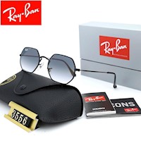 LENTES DE SOL RAYBAN OCTAGONAL  RB3556/ COLOR: NEGRO DEGRADE